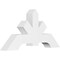 Ekena Millwork Vanguard Architectural Grade PVC Gable Bracket, 36"W x 18"H x 4"D x 4"F, 12/12 Pitch GBP036X18X0404VAN00 - alternate 1